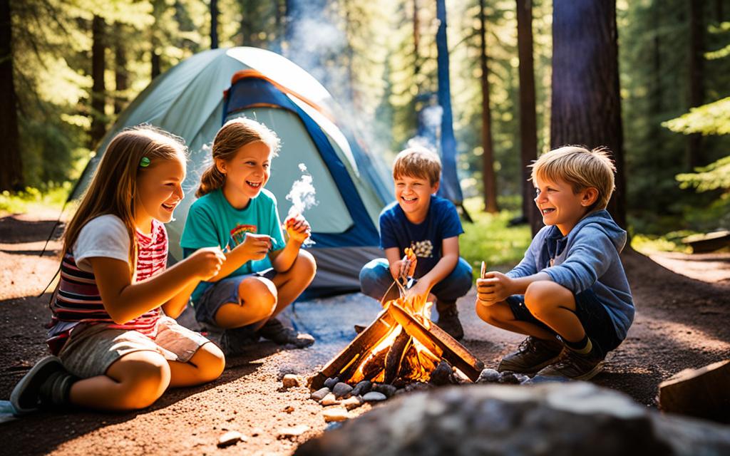 Family camping national forests