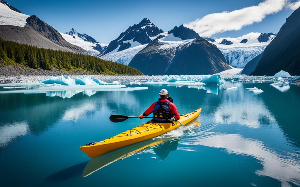 Glacier kayaking Alaska