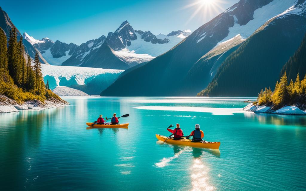 Kayaking in Resurrection Bay