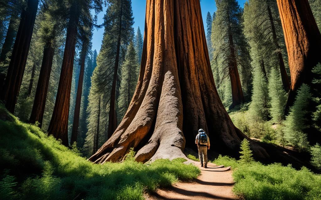 Sierra Nevada ancient sequoia trees