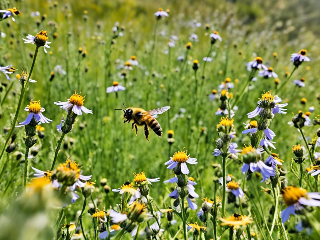 how far do honey bees travel from their hive